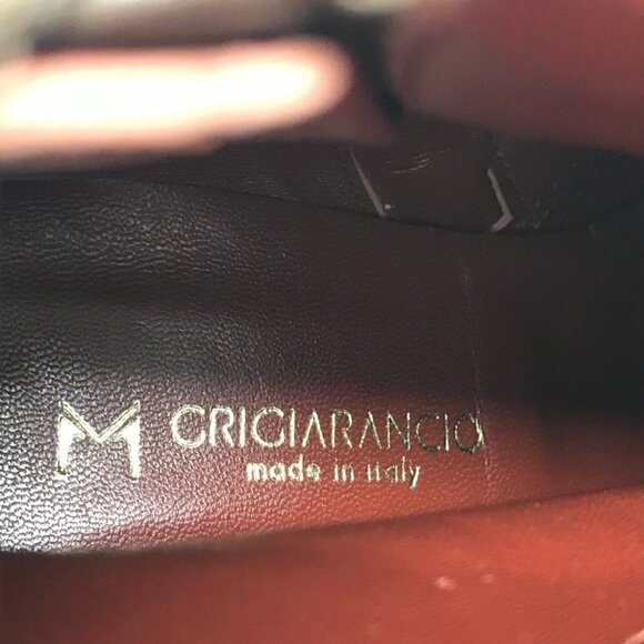 NEW Grigiarancio Women's Ankle Boots Booties Brown Leather Mid High Zip Italy 6 - Picture 8 of 8